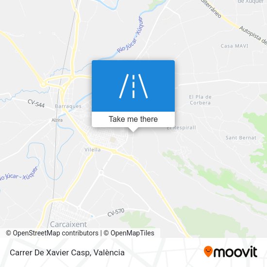Carrer De Xavier Casp map