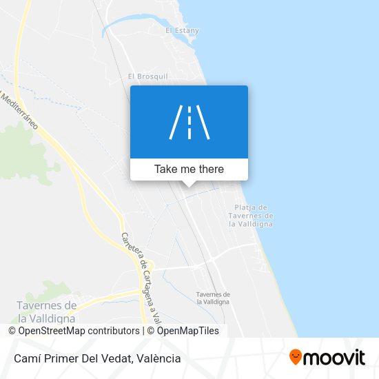 Camí Primer Del Vedat map