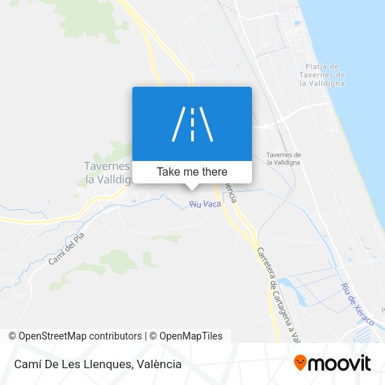 Camí De Les Llenques map