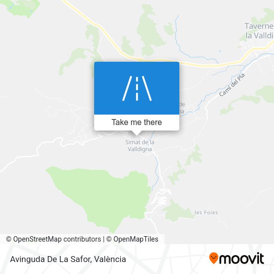 Avinguda De La Safor map