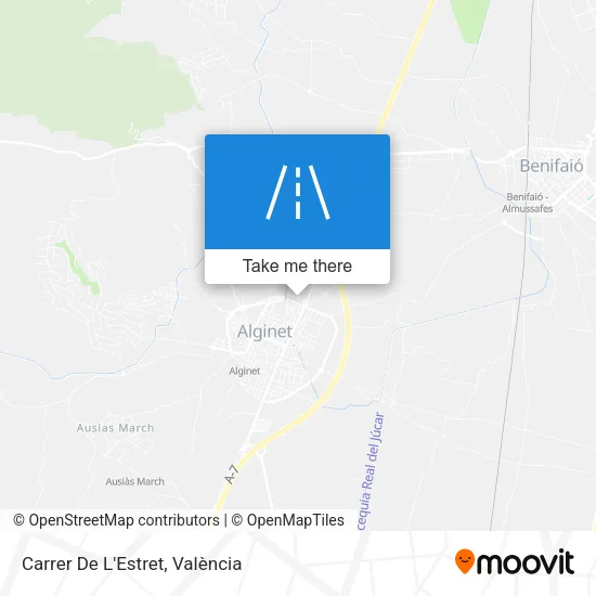 Carrer De L'Estret map