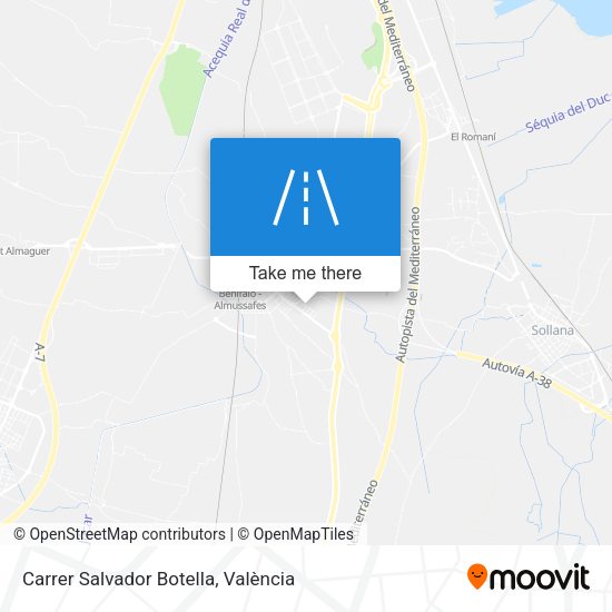Carrer Salvador Botella map