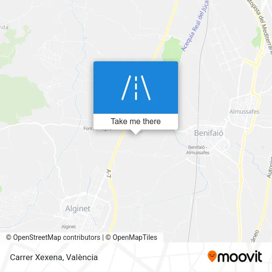 Carrer Xexena map