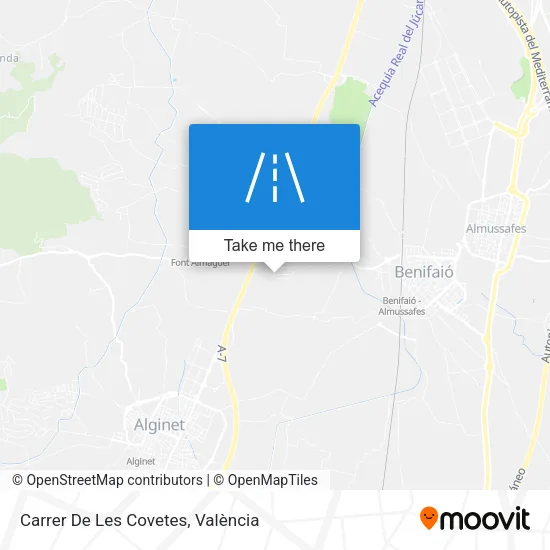 Carrer De Les Covetes map