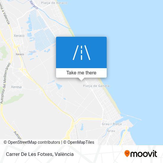 Carrer De Les Fotxes map
