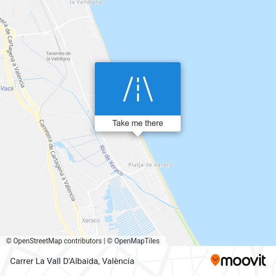 Carrer La Vall D'Albaida map