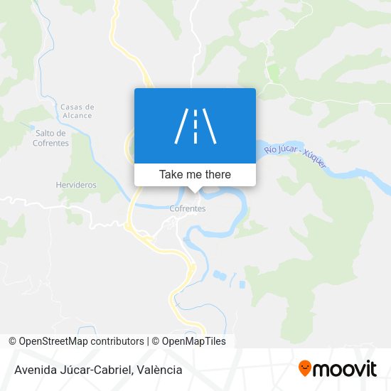 Avenida Júcar-Cabriel map
