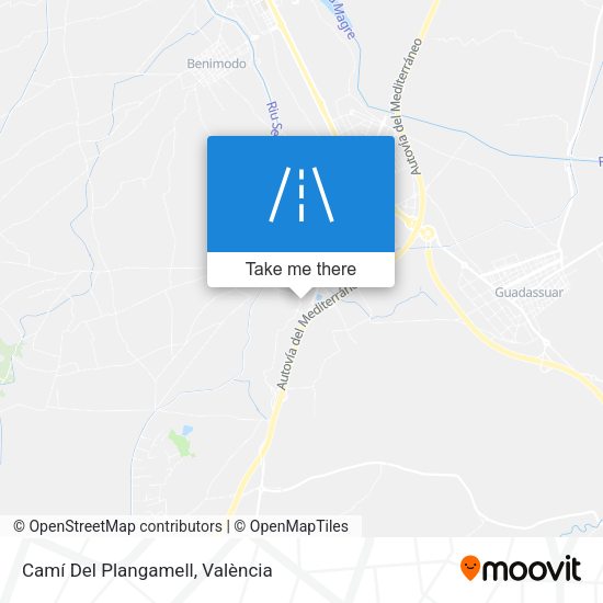 Camí Del Plangamell map