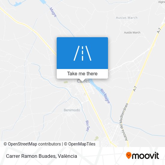 Carrer Ramon Buades map