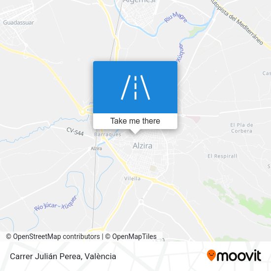 Carrer Julián Perea map