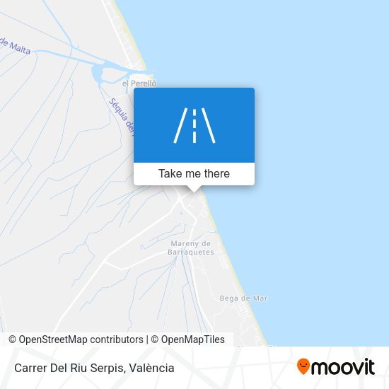 Carrer Del Riu Serpis map