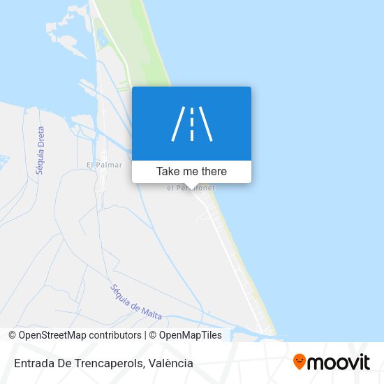 Entrada De Trencaperols map