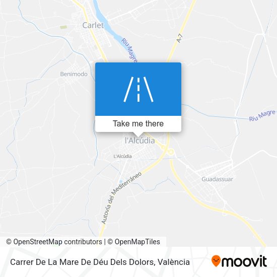 Carrer De La Mare De Déu Dels Dolors map