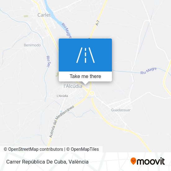 Carrer República De Cuba map