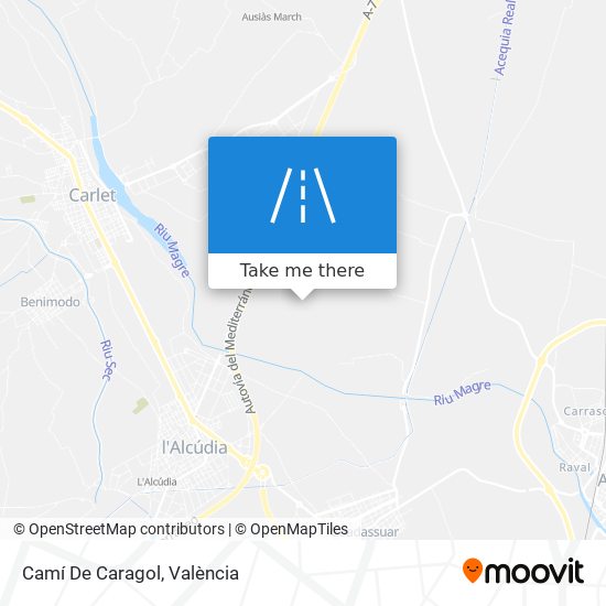 Camí De Caragol map
