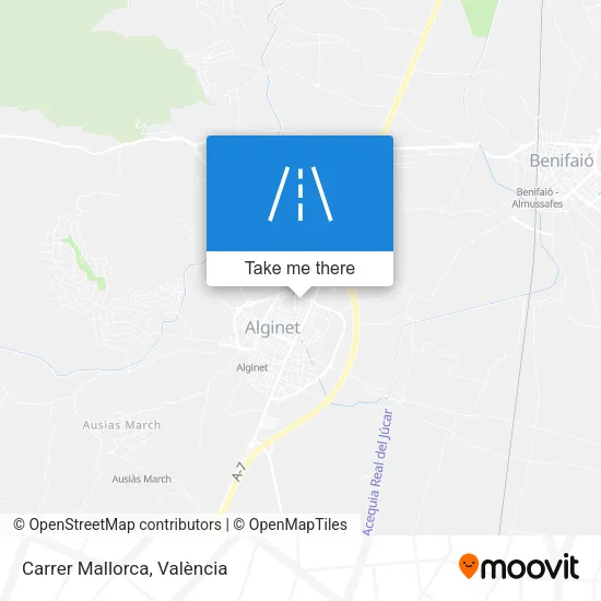 Carrer Mallorca map