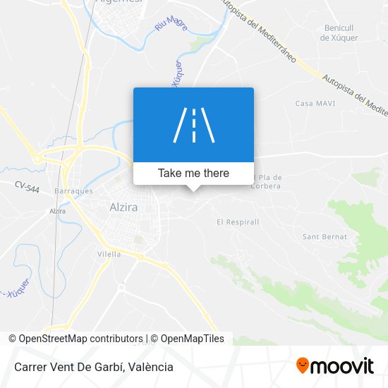 Carrer Vent De Garbí map