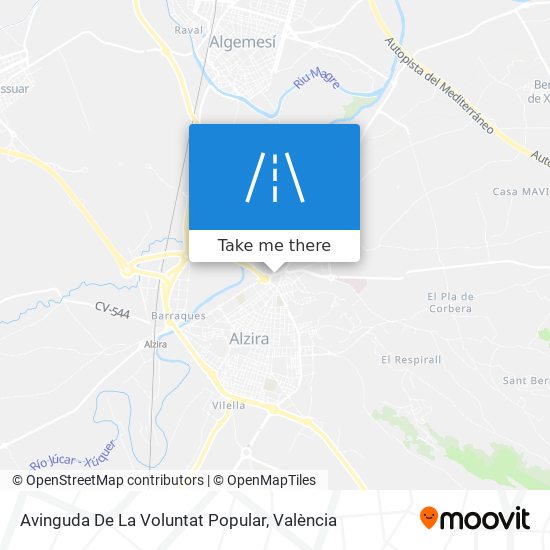 Avinguda De La Voluntat Popular map