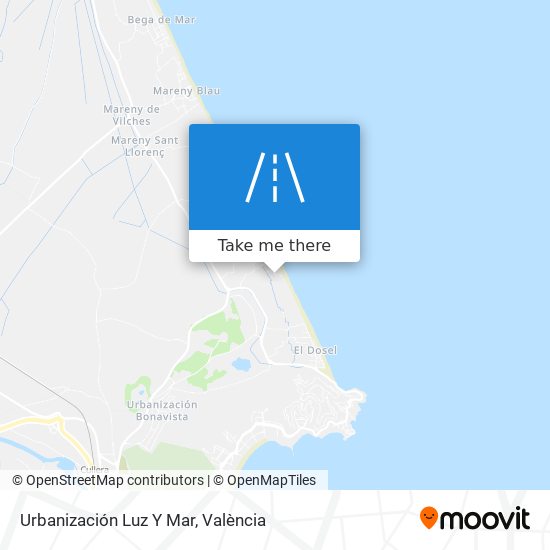 Urbanización Luz Y Mar map