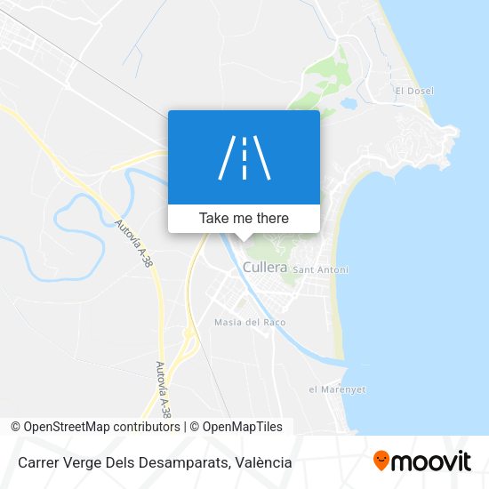 Carrer Verge Dels Desamparats map