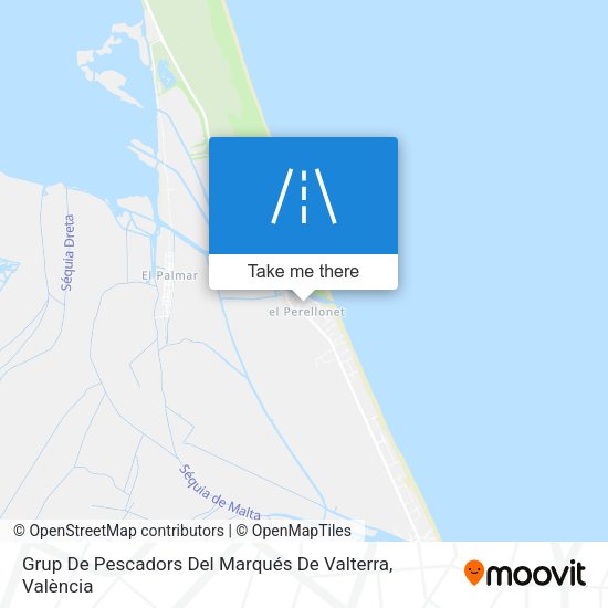 Grup De Pescadors Del Marqués De Valterra map