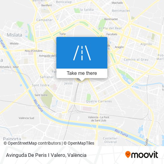 Avinguda De Peris I Valero map