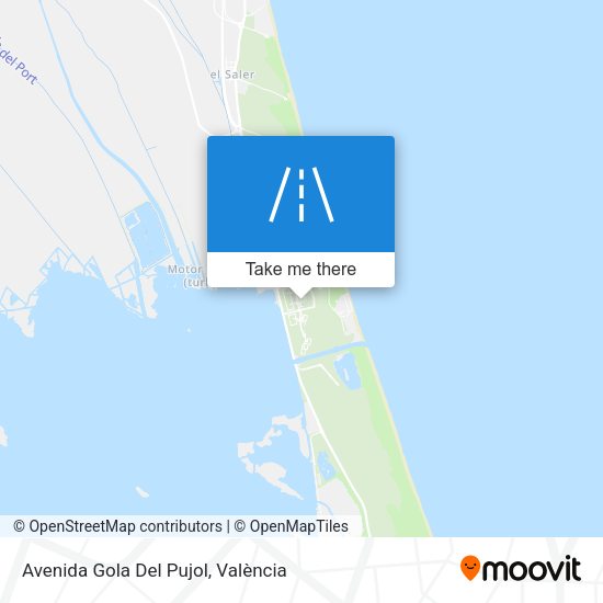Avenida Gola Del Pujol map