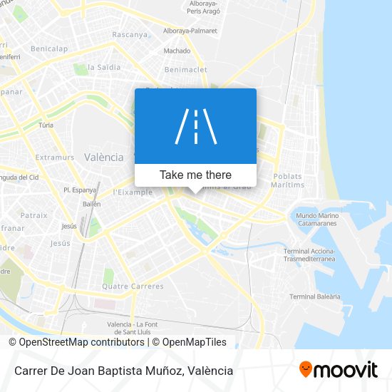 Carrer De Joan Baptista Muñoz map