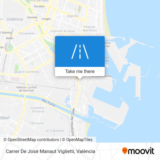 Carrer De José Manaut Viglietti map