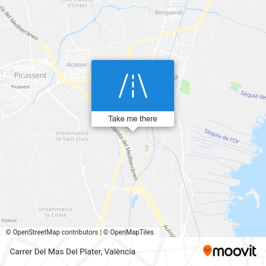 Carrer Del Mas Del Plater map