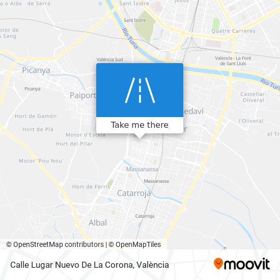 Calle Lugar Nuevo De La Corona map