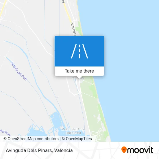 Avinguda Dels Pinars map