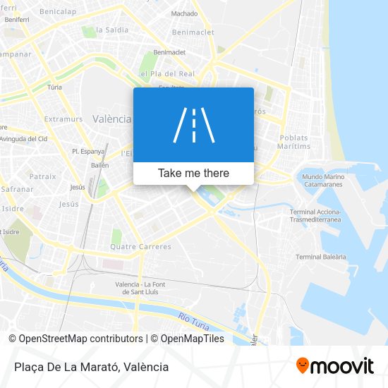 Plaça De La Marató map