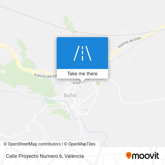 Calle Proyecto Numero 6 map
