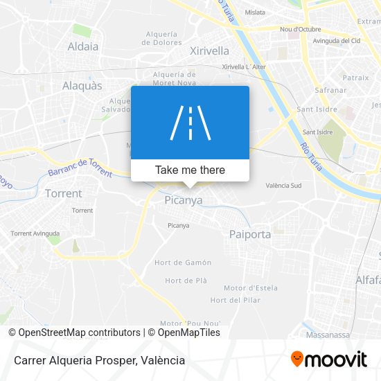 Carrer Alqueria Prosper map