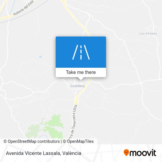 Avenida Vicente Lassala map