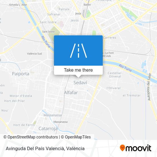 Avinguda Del País Valencià map