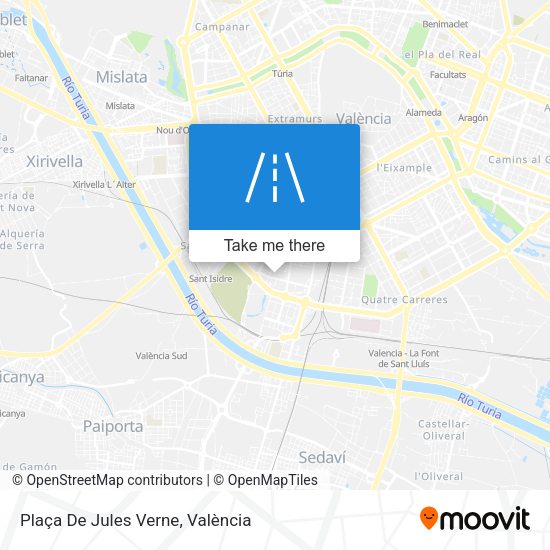 Plaça De Jules Verne map