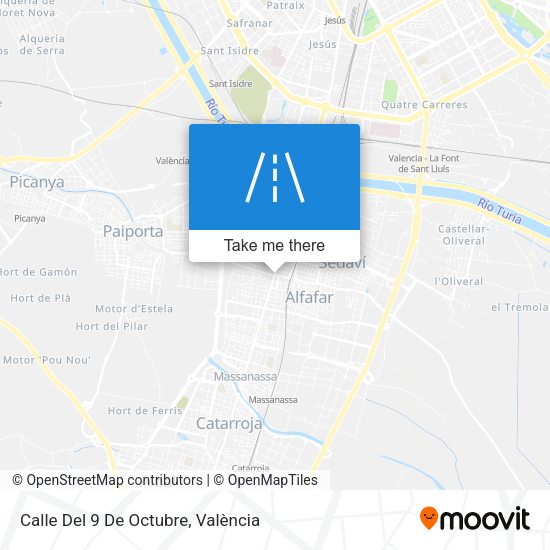 Calle Del 9 De Octubre map
