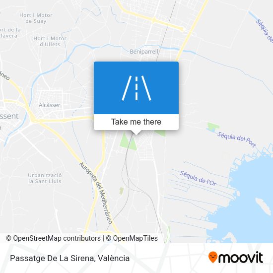 Passatge De La Sirena map