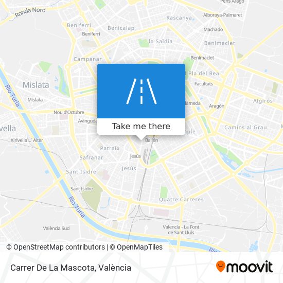 mapa Carrer De La Mascota