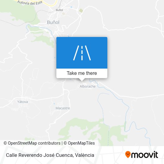 Calle Reverendo José Cuenca map