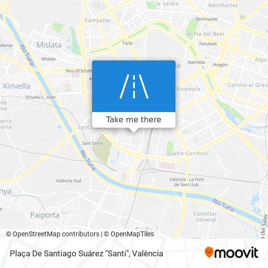 mapa Plaça De Santiago Suárez "Santi"