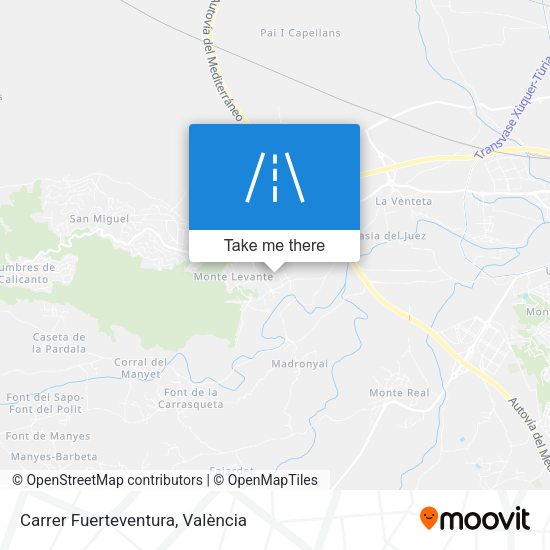 Carrer Fuerteventura map