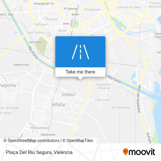 Plaça Del Riu Segura map