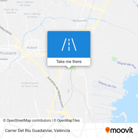Carrer Del Riu Guadalviar map
