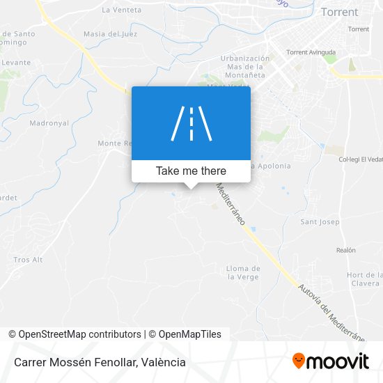 Carrer Mossén Fenollar map