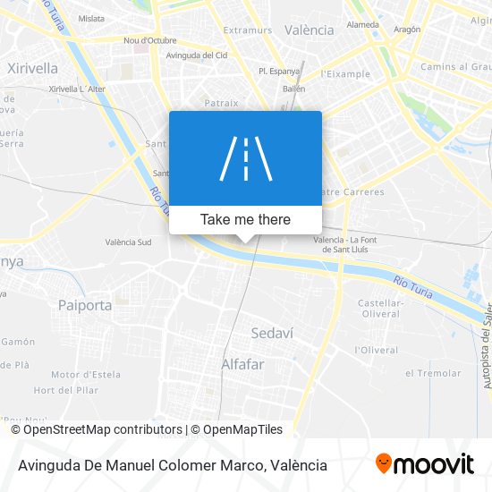 Avinguda De Manuel Colomer Marco map