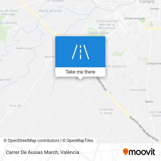 Carrer De Ausias March map