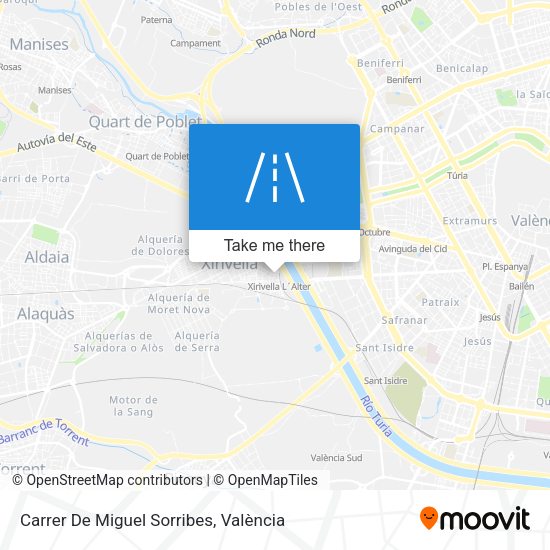 Carrer De Miguel Sorribes map